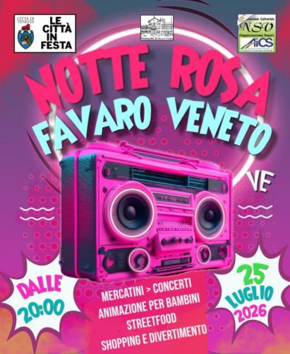 Notte Rosa Favaro Veneto - Venezia