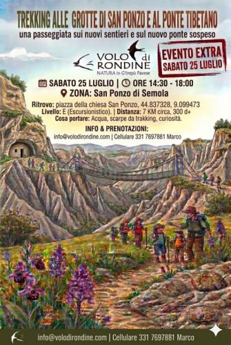 Trekking Alle Grotte Di San Ponzo E Al Ponte Tibetano - Ponte Nizza