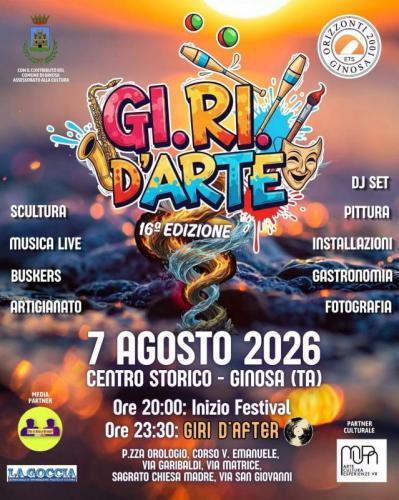 Gi.ri. D’arte 2026 - Ginosa