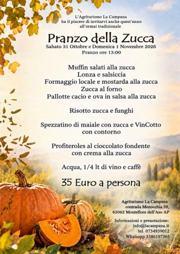 Pranzo Della Zucca 2026 - Montefiore Dell'aso