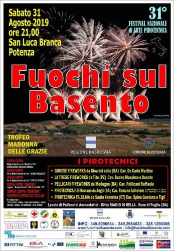 Festival Di Arte Pirotecnica - Fuochi Sul Basento - Potenza