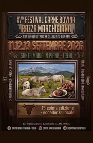 Festival Della Carne Bovina Di Razza Marchigiana - Treia