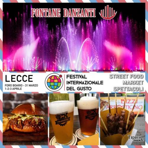 Festival  Internazionale Del Gusto E Delle Fontane Danzanti A Lecce  - Lecce