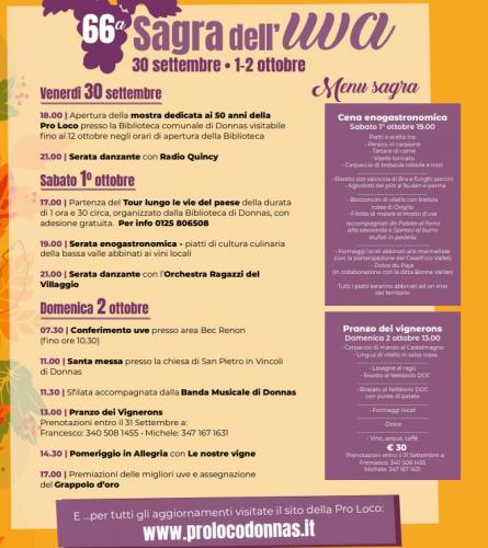 Sagra Dell'uva A Donnas - Donnas