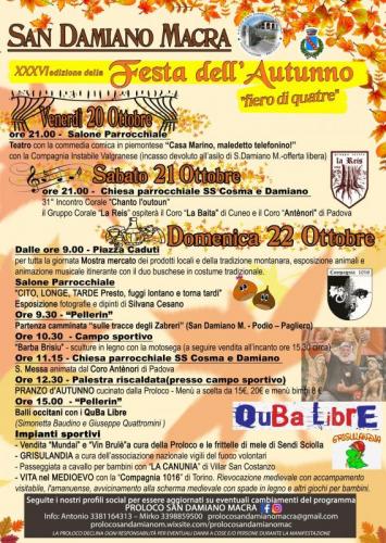 Fiero Del Quatre - Festa Dell'autunno - San Damiano Macra