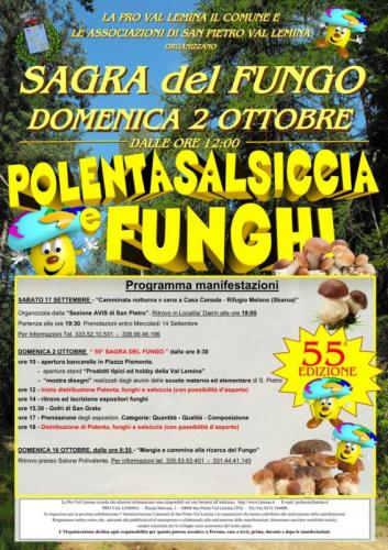 Sagra Del Fungo A San Pietro Val Lemina - San Pietro Val Lemina