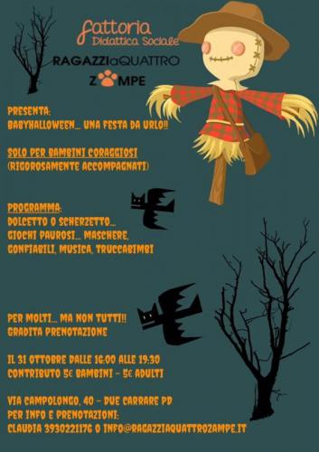 Halloween Baby In Fattoria - Due Carrare