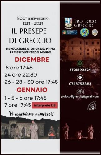 Il Presepe Di Greccio - Greccio