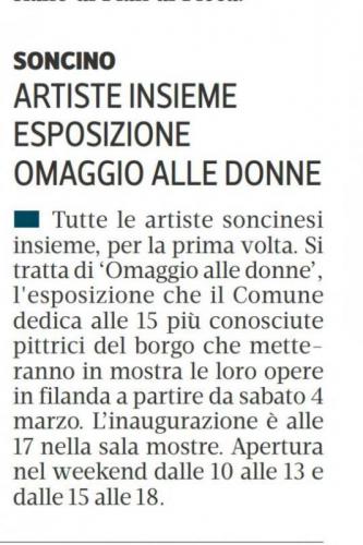 Omaggio Alle Donne - Soncino