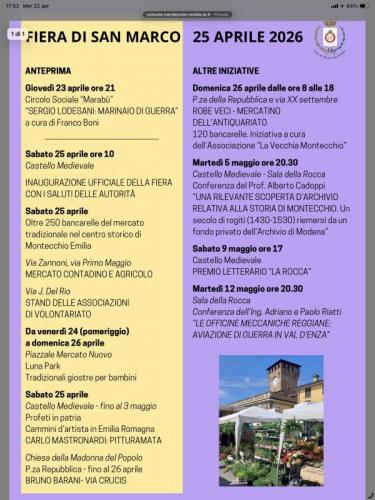Fiera Di San Marco - Montecchio Emilia