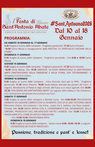Festa Di S. Antonio Abate - Macerata Campania