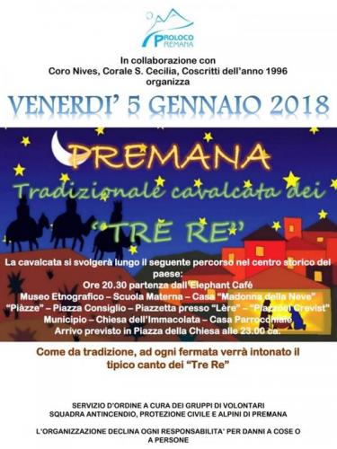 Tradizionale Cavalcata Dei Tre Re - Premana