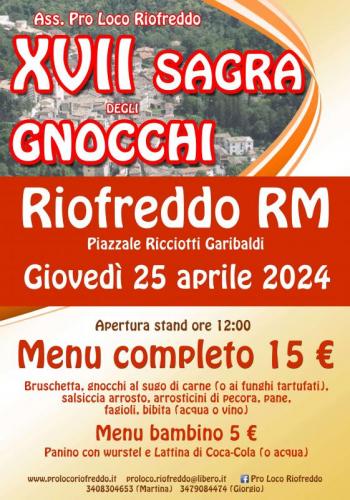 La Sagra Degli Gnocchi A Riofreddo - Riofreddo