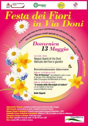Festa Dei Fiori In Via Doni A Firenze - Firenze