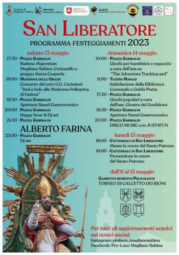 Festa Del Patrono San Liberatore A Magliano Sabina - Magliano Sabina