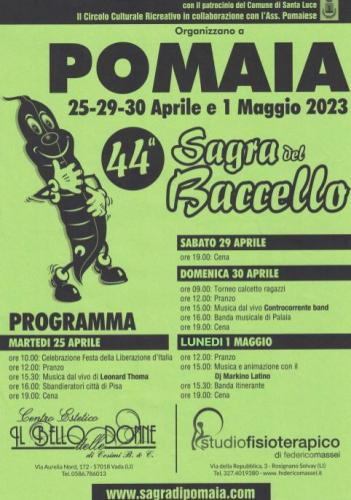 La Sagra Del Baccello A Pomaia - Santa Luce