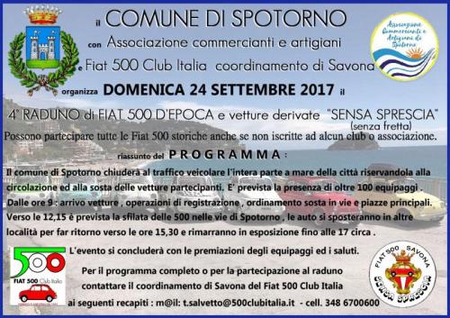 Raduno Fiat 500 - Spotorno