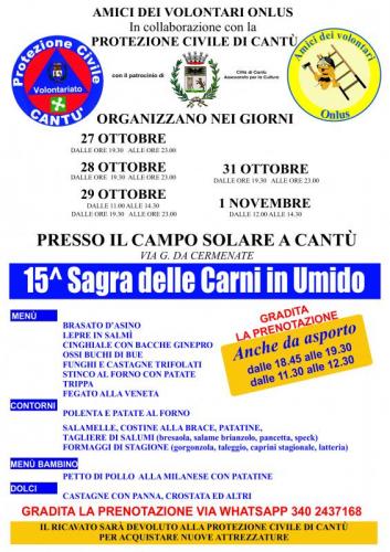 Sagra Delle Carni In Umido - Cantù