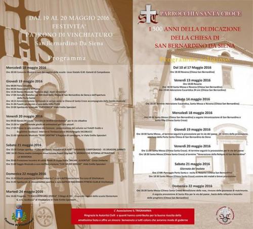 Festa Di San Bernardino Da Siena - Vinchiaturo