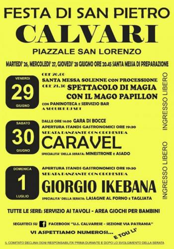 Festa Di San Pietro A Calvari - San Colombano Certenoli