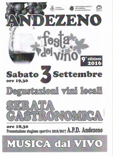 Festa Della Birra E Del Vino - Andezeno