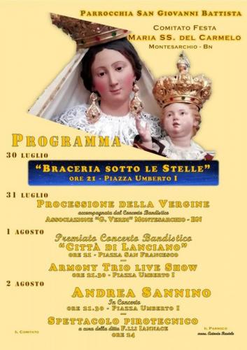 Festa Di Maria Ss. Del Carmelo  - Montesarchio