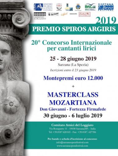 Premio Spiros Argiris - Sarzana