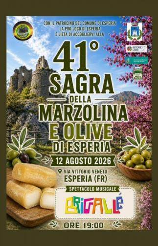 Sagra Delle Marzolline E Olive Di Esperia - Esperia