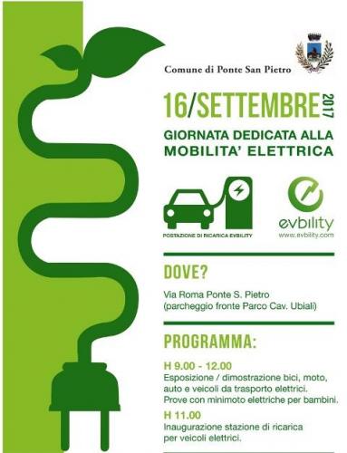 Ponte San Pietro Inaugurazione Stazione Ricarica Elettrica
