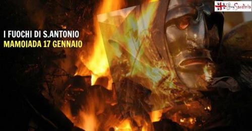 I Falò Di Sant'antonio A Mamoiada Con Buysardinia