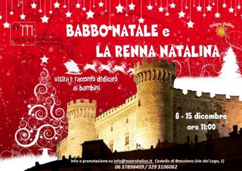 Babbo Natale E La Renna Natalina A Bracciano