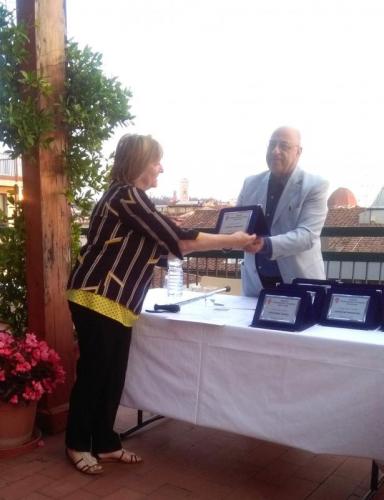 Premiazione Dell'artista Eugenia Serafini A Firenze