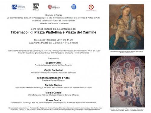 Tabernacoli Di Piazza Piattellina E Piazza Del Carmine