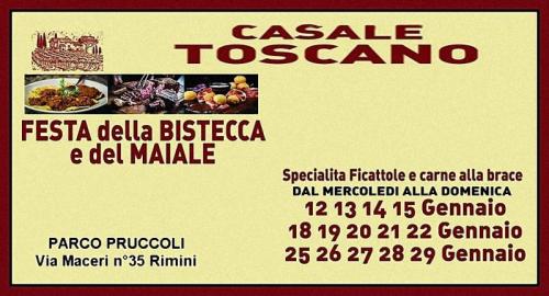 Festa Della Bistecca E Del Maiale Al Casale Toscano Di Rimini - Rimini