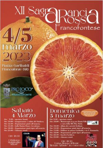 Sagra Dell’arancia Rossa A Francofonte - Francofonte