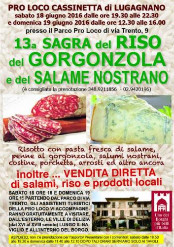 Sagra Del Riso, Del Vino E Del Salame - Cassinetta Di Lugagnano