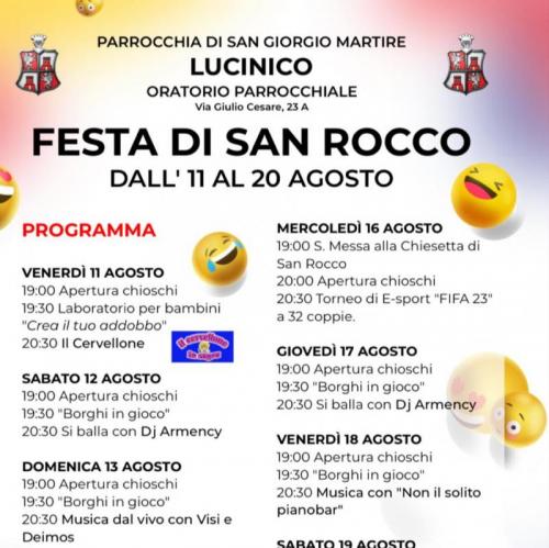 Festa Di San Rocco A Lucinigo - Gorizia