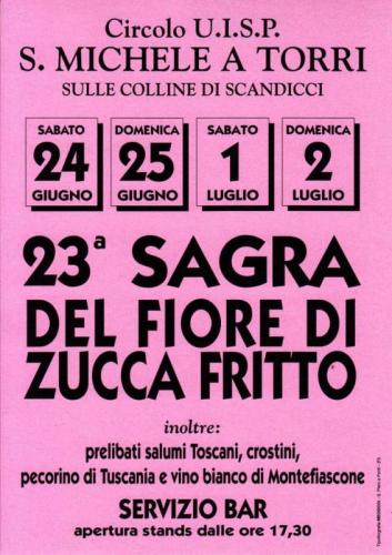 Sagra Del Fiore Di Zucca - Scandicci
