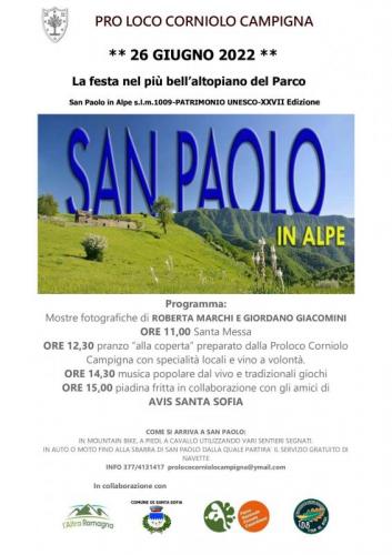 Festa Di San Paolo In Alpe - Santa Sofia