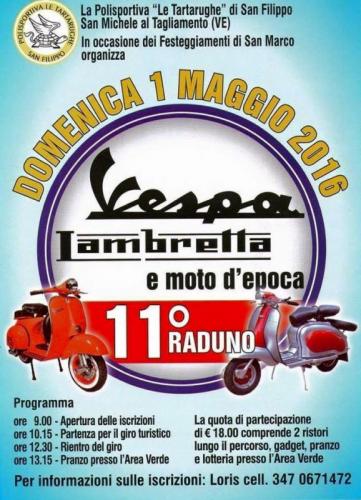 Raduno Di Vespa Lambretta E Moto D'epoca - San Michele Al Tagliamento