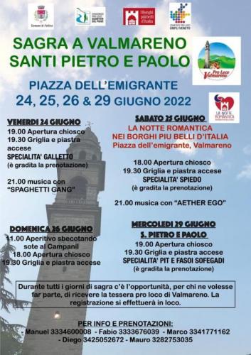 Sagra Dei Santi Pietro E Paolo A Valmareno  - Follina
