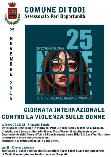 Giornata Internazionale Contro La Violenza Sulle Donne - Todi