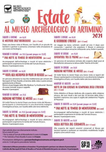 Eventi Al Museo Archeologico Di Artimino - Carmignano