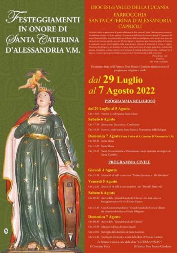 Festeggiamenti Di Santa Caterina D'alessandria A Caprioli - Pisciotta