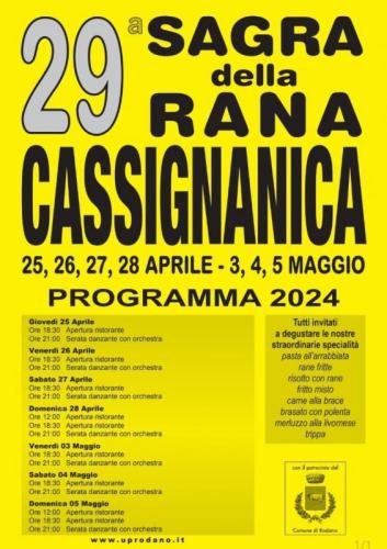 Sagra Della Rana Cassignanica - Rodano