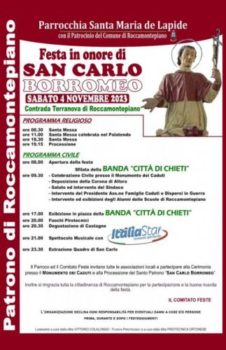 Festa Di San Carlo Borromeo A Roccamontepiano - Roccamontepiano
