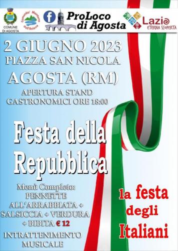 Festa Della Repubblica A Agosta - Agosta