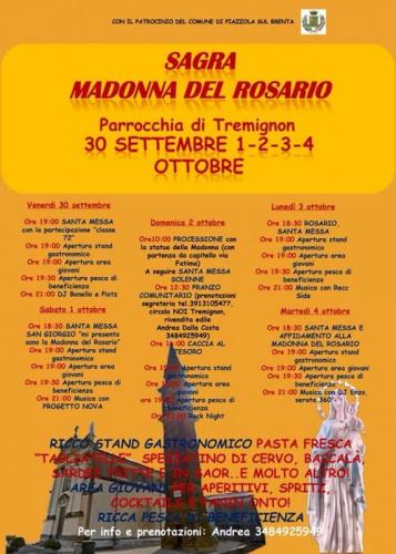Sagra Della Madonna Del Rosario A Tremignon Di Piazzola Sul Brenta - Piazzola Sul Brenta