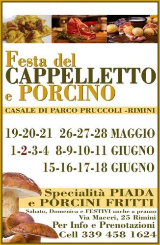 Festa Del Cappelletto E Del Porcino Al Casale Di Parco Pruccoli Di Rimini - Rimini