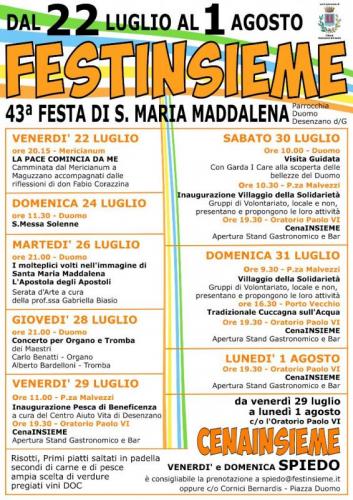 Festa Di Maria Maddalena A Desenzano Del Garda - Desenzano Del Garda